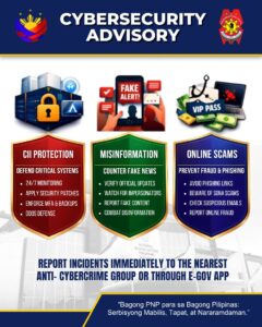 CYBERSECURITY ADVISORY