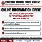 Online Information Drive Poster August 20, 2026