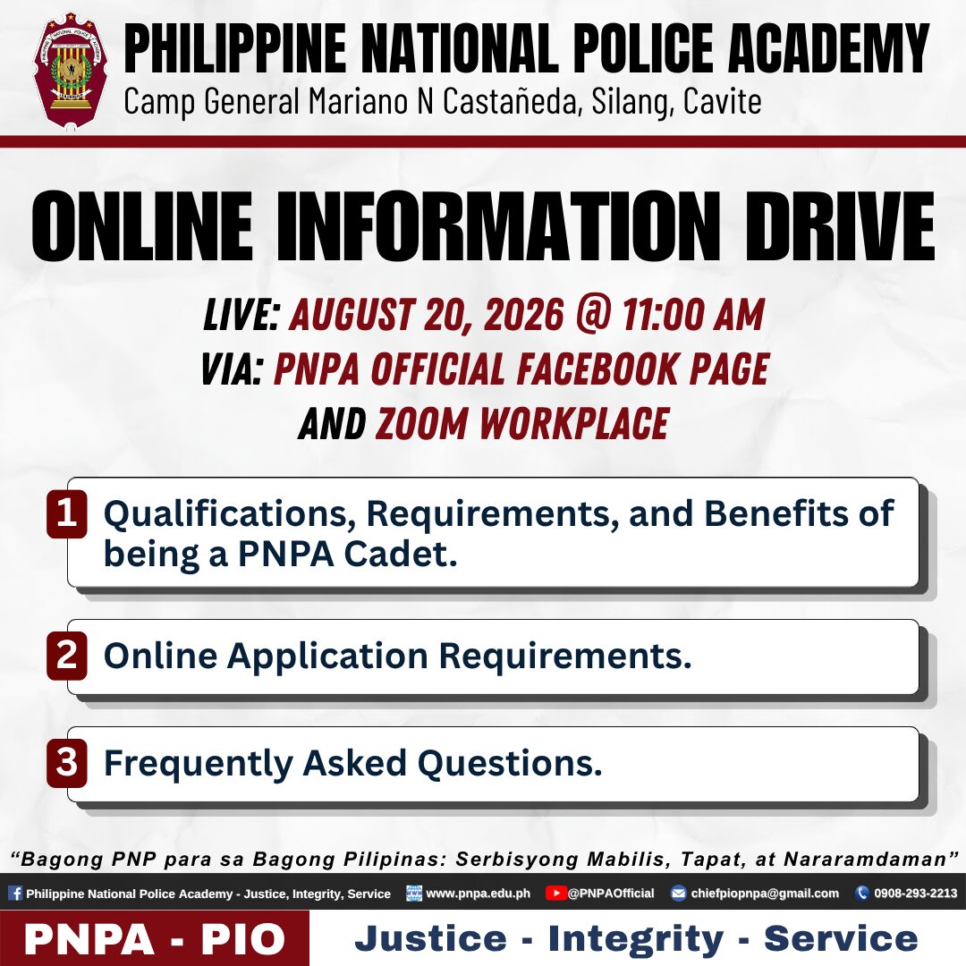 Online Information Drive Poster August 20, 2026